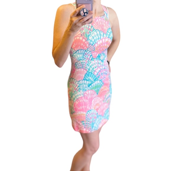 *LIKE NEW* | Lilly Pulitzer Simone Shift Dress in Oh Shello - Picture 14 of 15